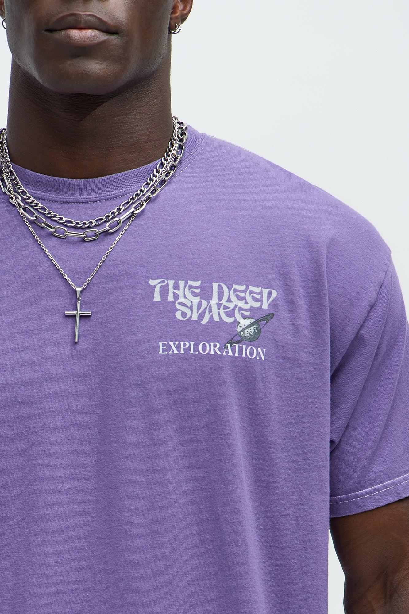The Deep Space Exploration Short Sleeve Tee - Purple Product Image
