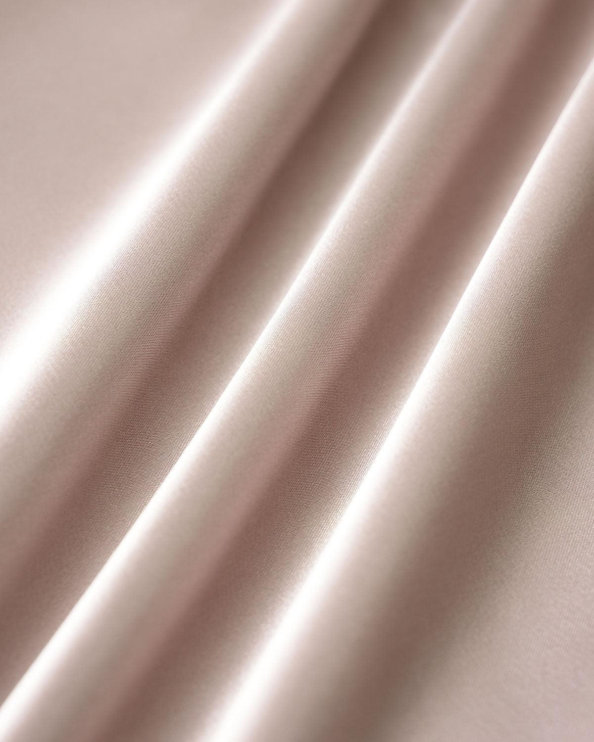 Pink Elastic Waist Flared Midi Skirt Product Image