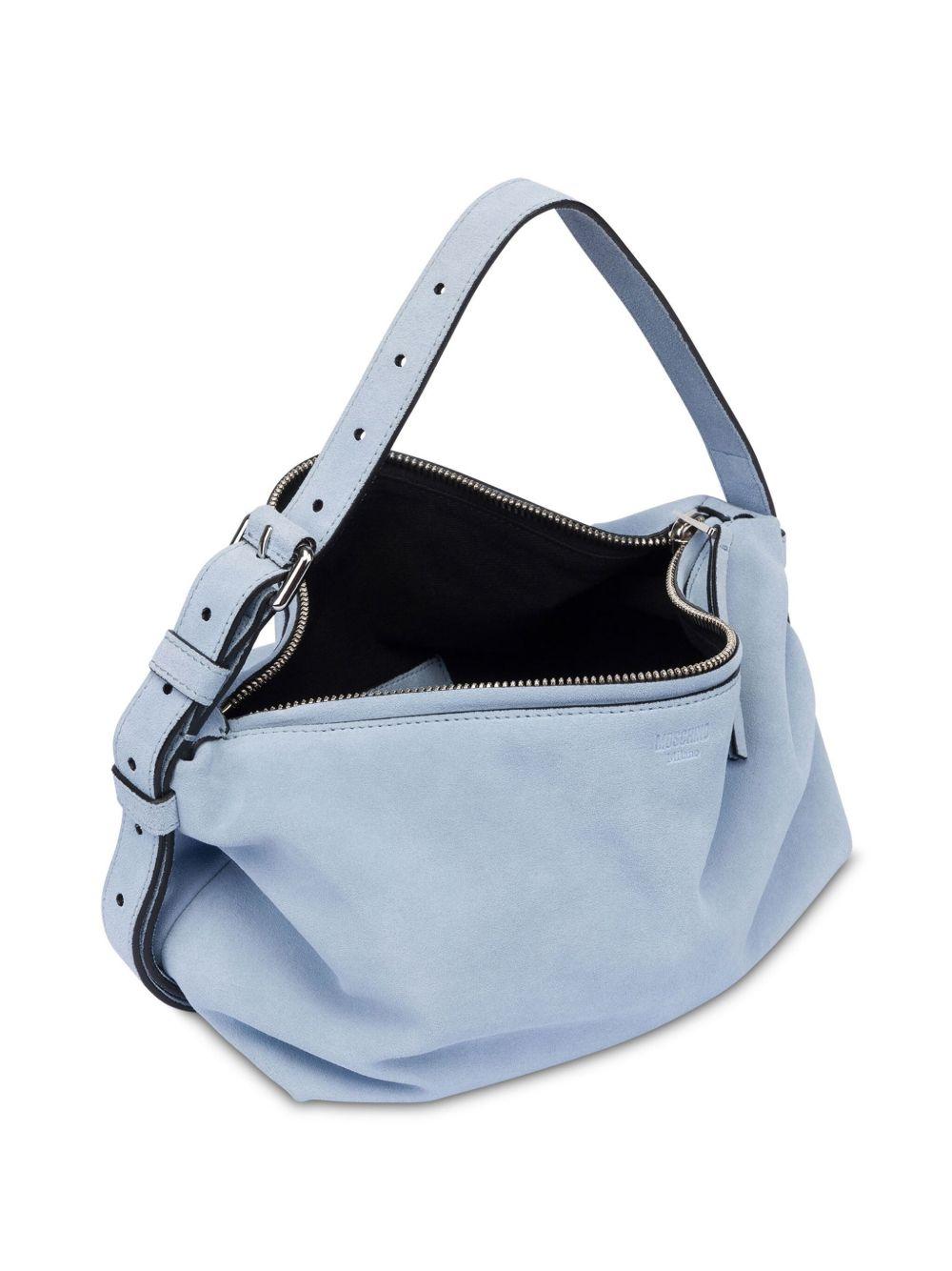 Tie Me suede shoulder bag Product Image