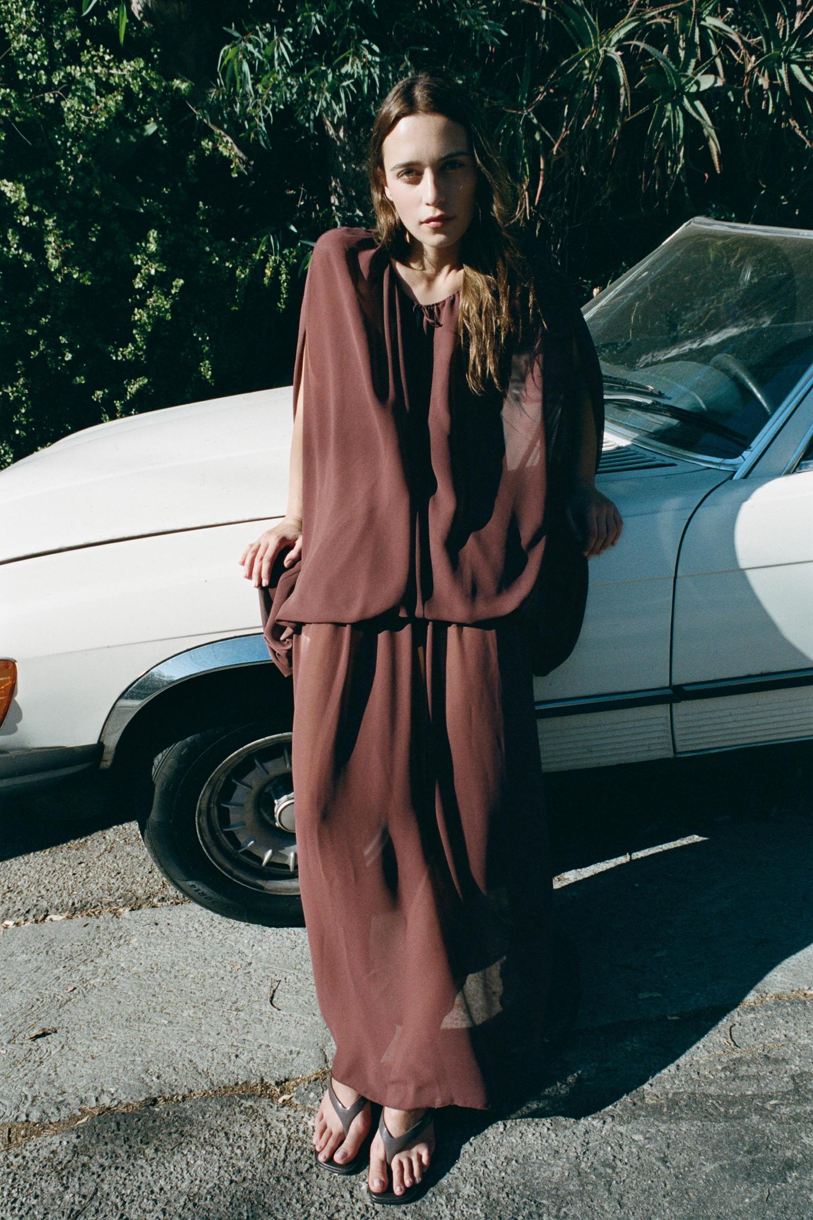 FLOWY LONG DRESS Product Image