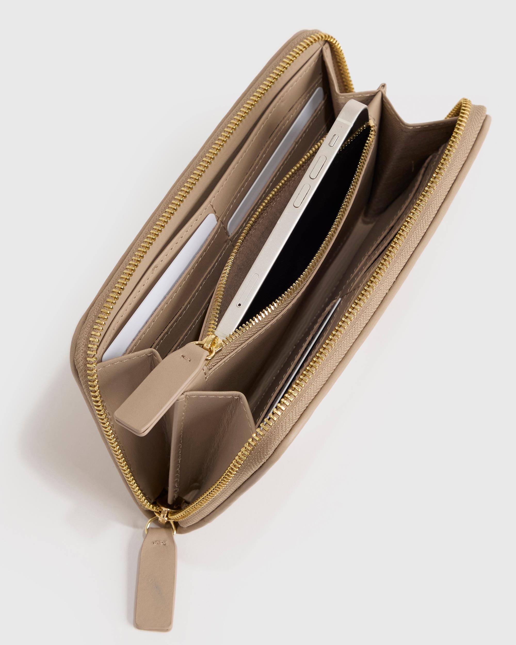 Quince | Women's Italian Leather Handwoven Continental Wallet Product Image