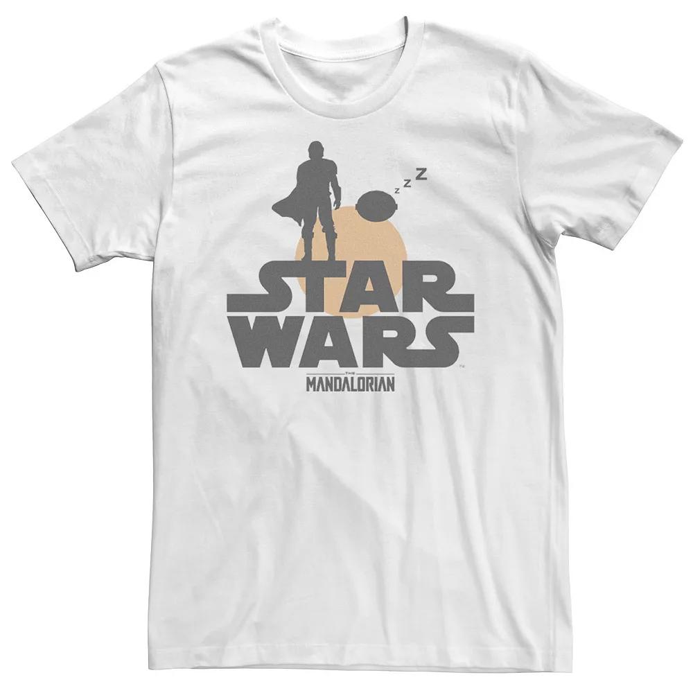 Big & Tall Star Wars The Mandalorian The Child Sunset Silhouette Logo Tee, Men's,  Product Image