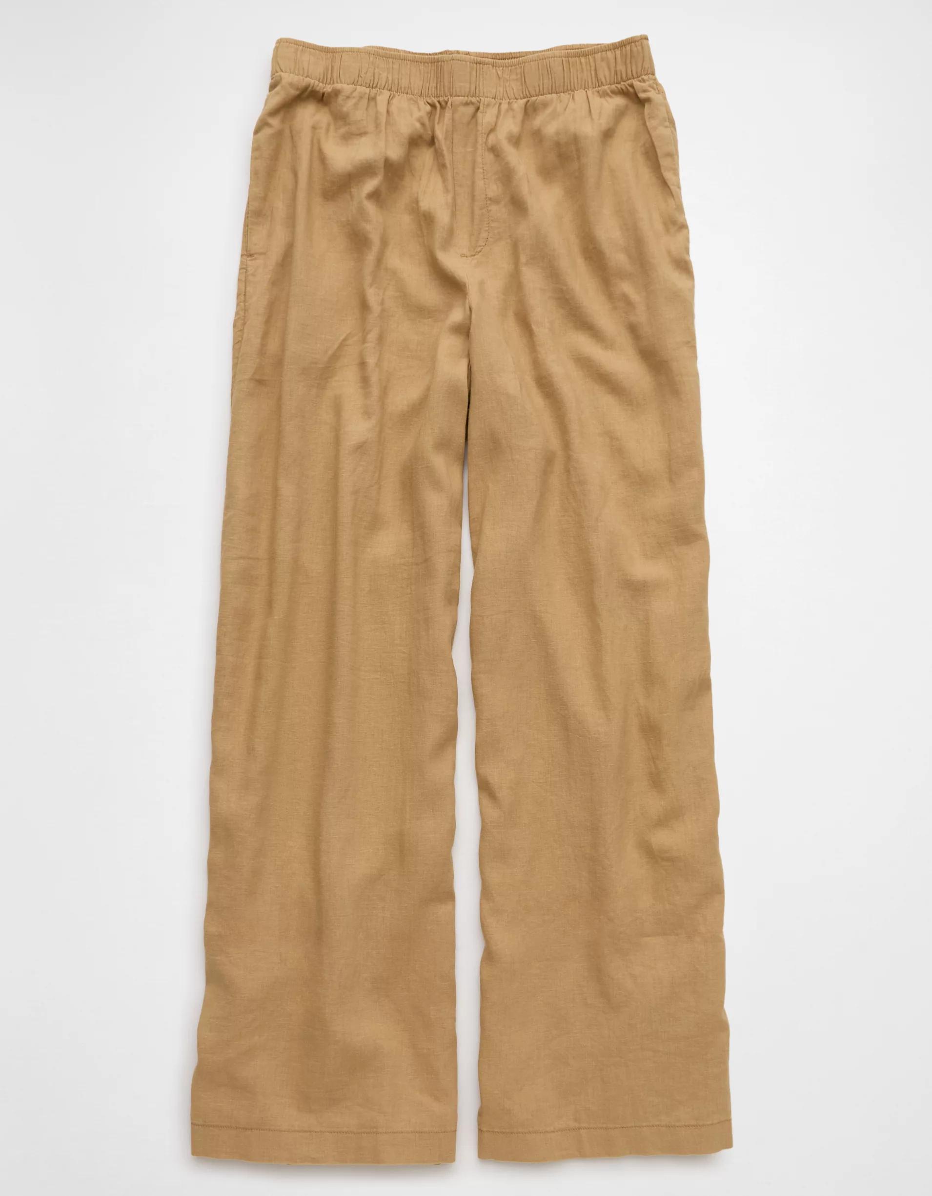 AE Weekend Vibes Linen-Blend Pull-On Pant Product Image