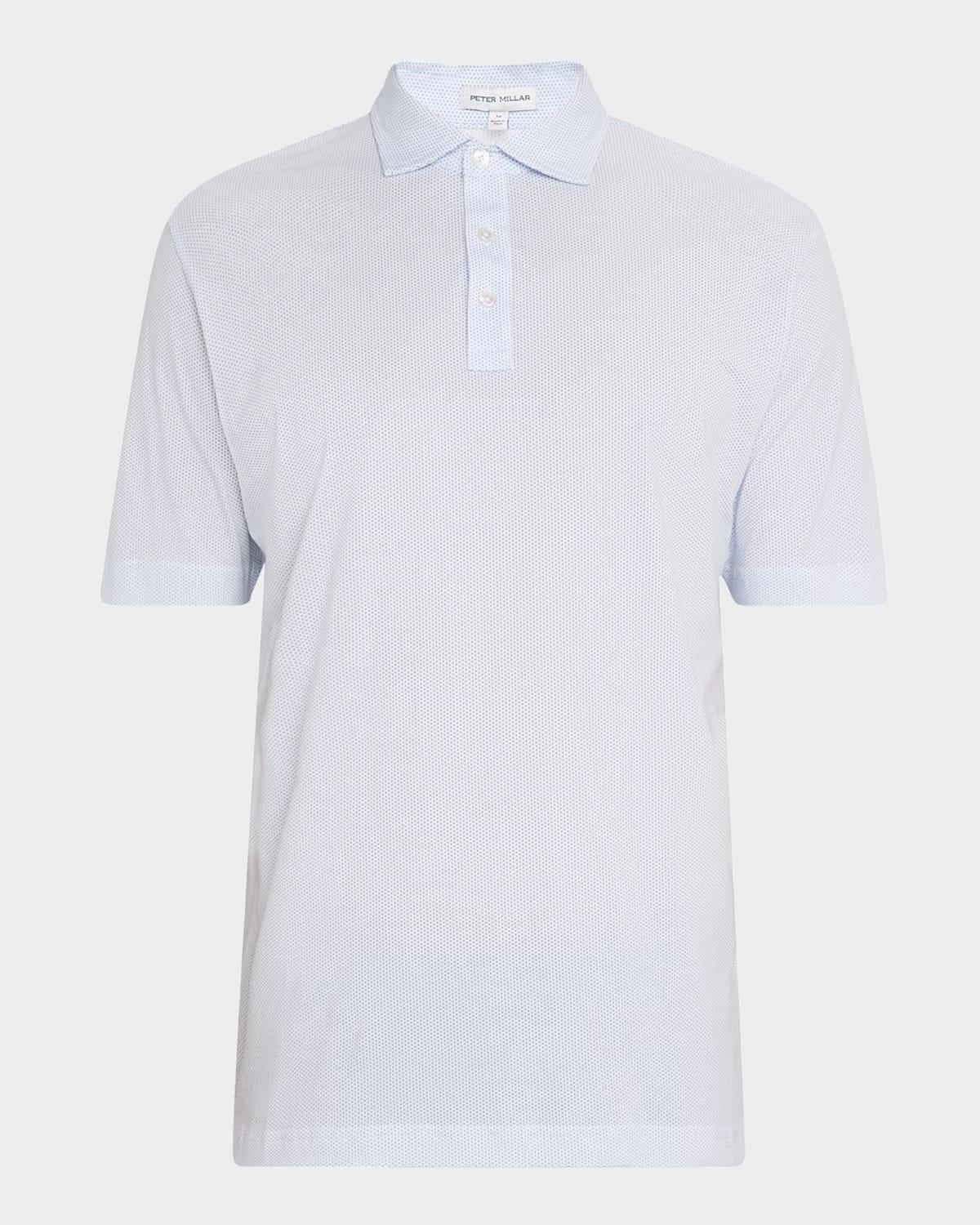 Men's Crown Comfort Polka Dot Polo Shirt Product Image