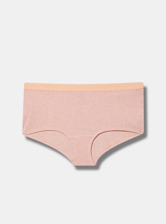 Mid-Rise Cotton Boyshort Panty Product Image