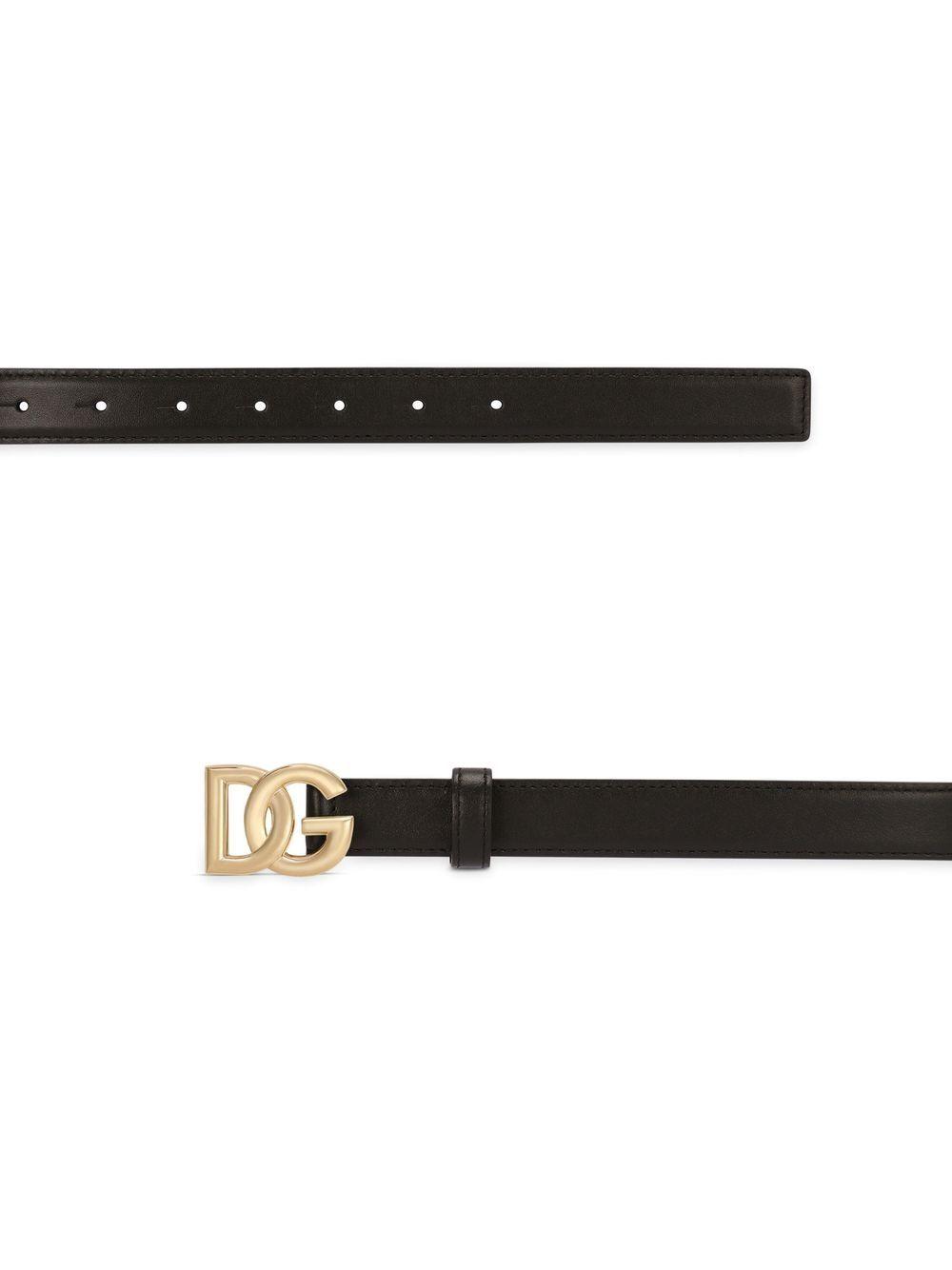DG-logo leather belt Product Image