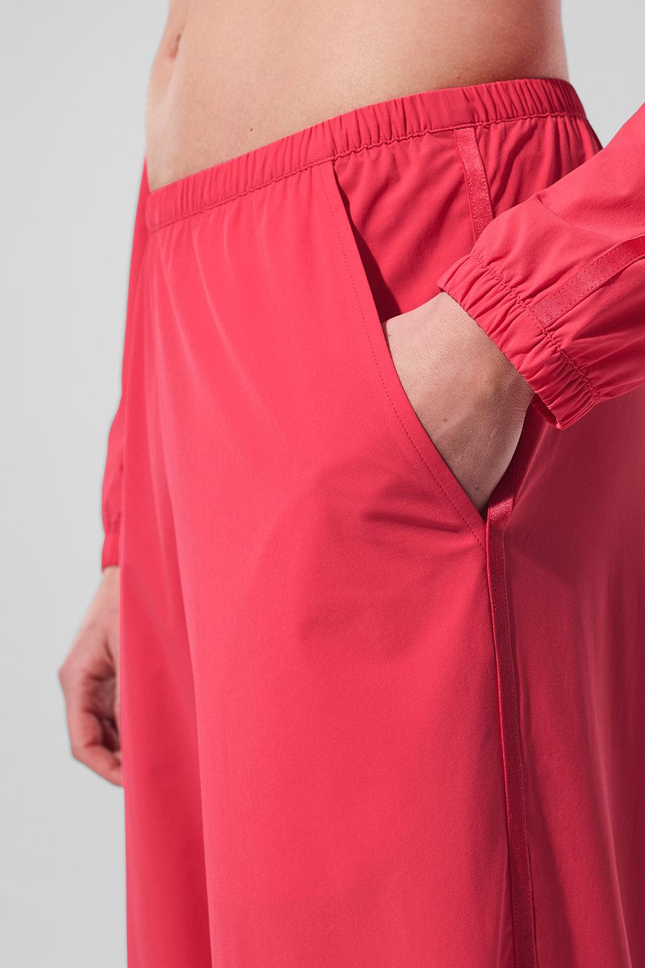 Breezy Wide Leg Pant - Candy Red Product Image