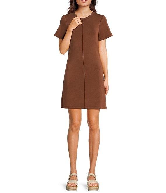 Copper Key Center Seam Mini Dress Product Image