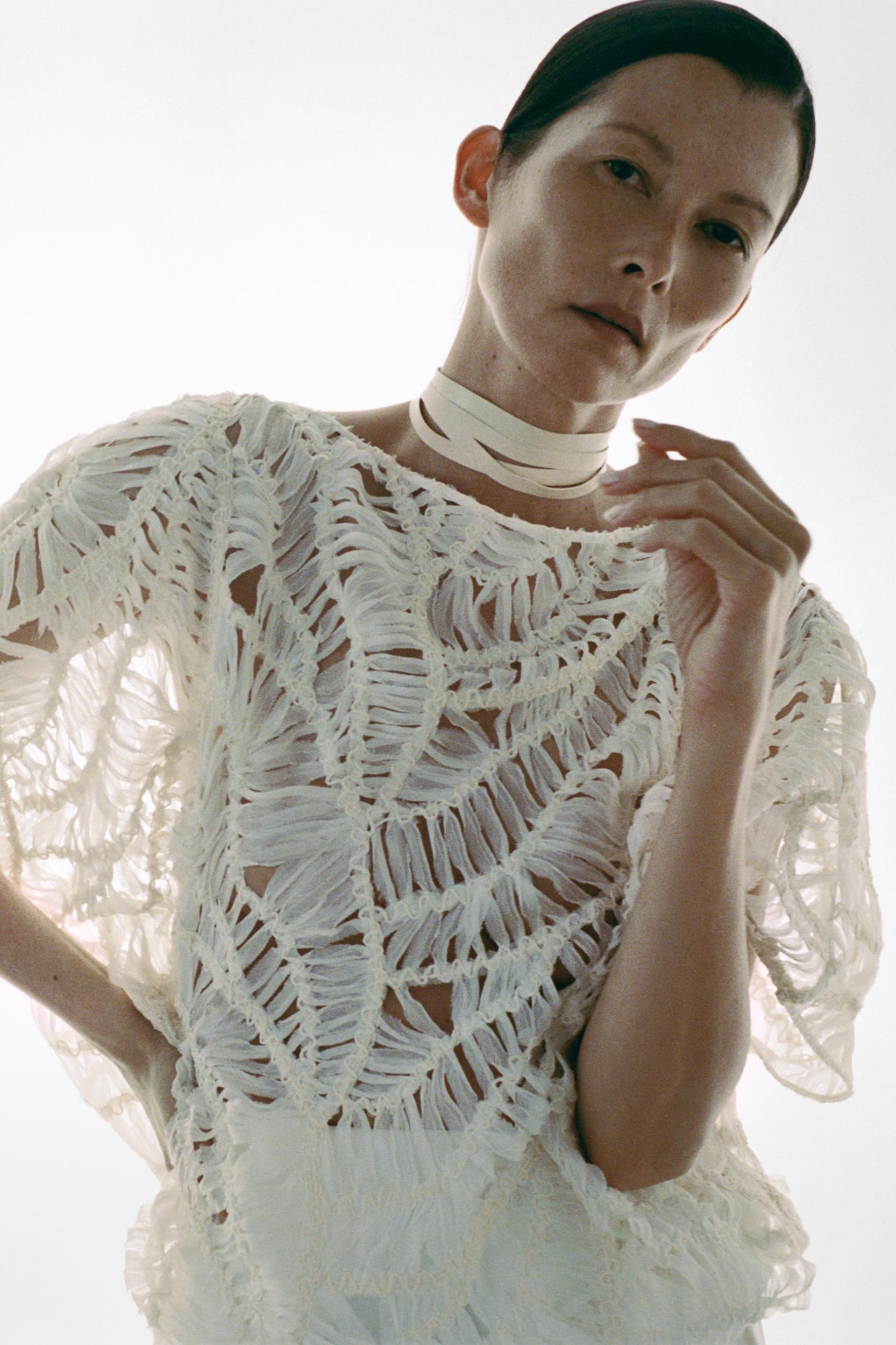 ZW COLLECTION ASYMMETRIC MIDI SKIRT Product Image