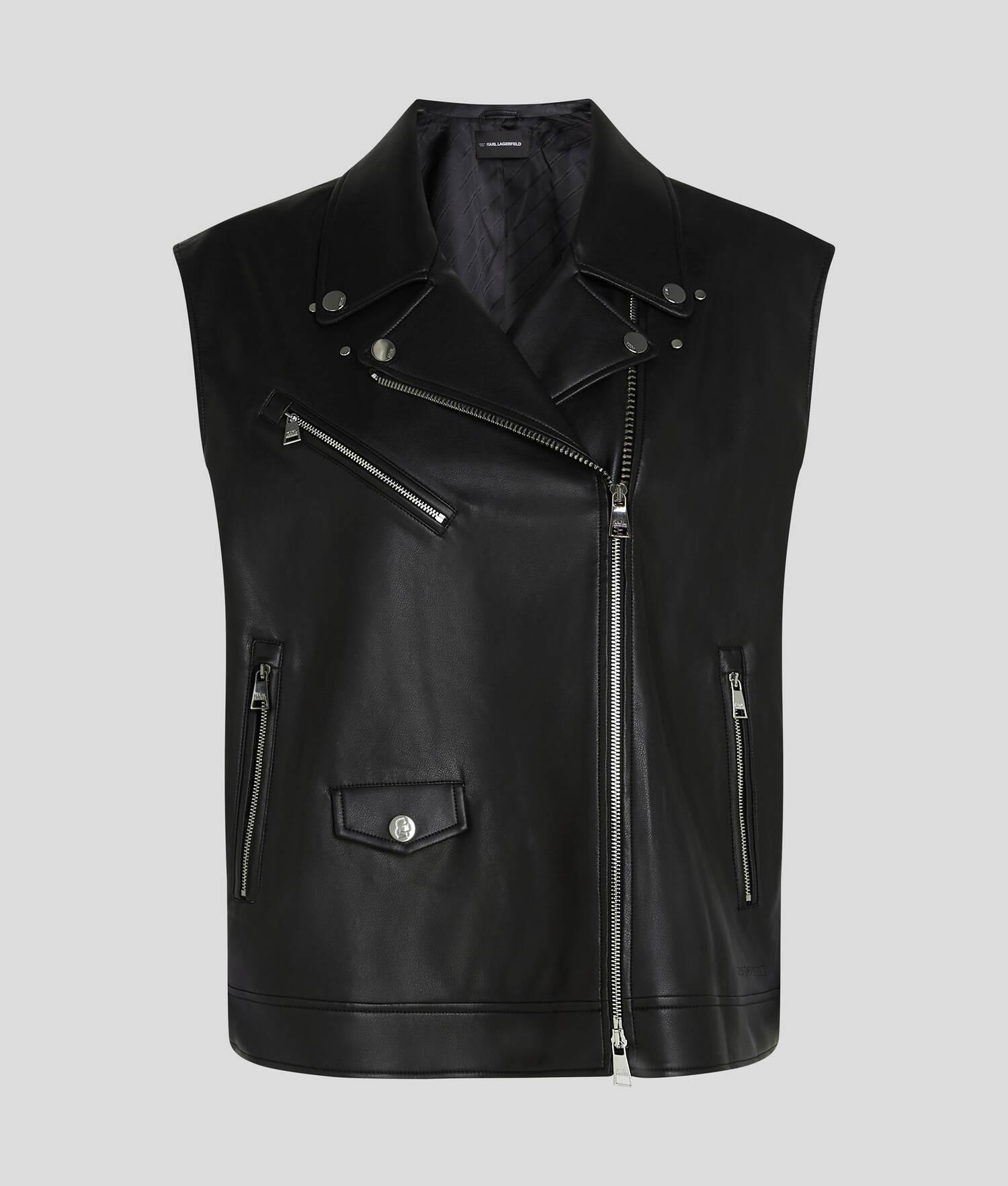 FAUX-LEATHER GILET Product Image