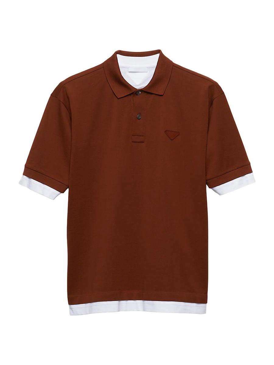 Mens Cotton Polo Shirt Product Image