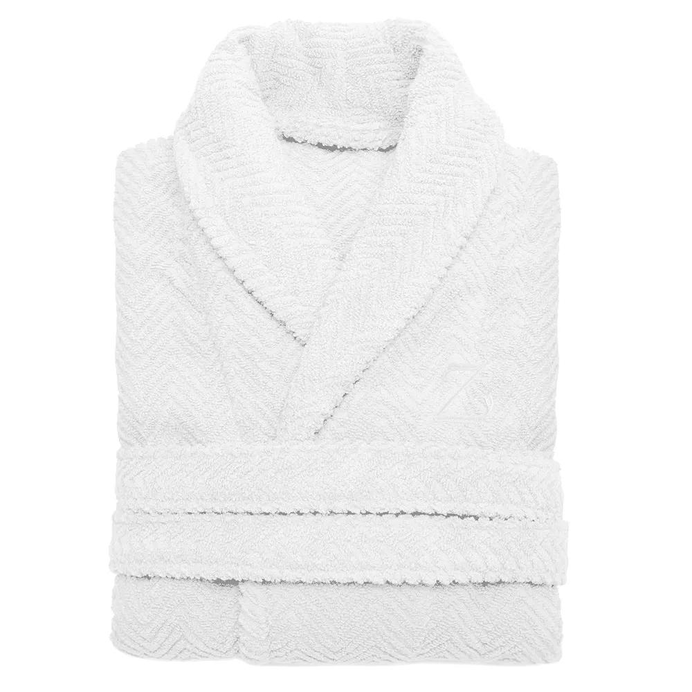 Linum Home Textiles Turkish Cotton Personalized Herringbone Weave Bathrobe, Adult Unisex,  Product Image