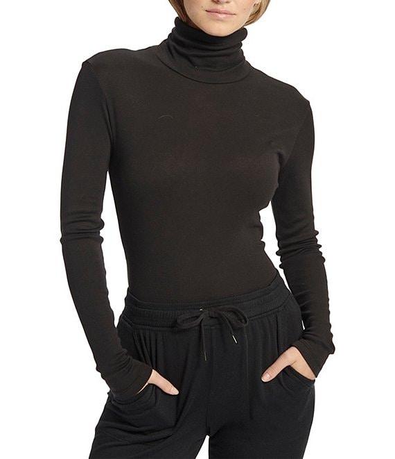 Splendid Classic Turtleneck Long Sleeve Top Product Image