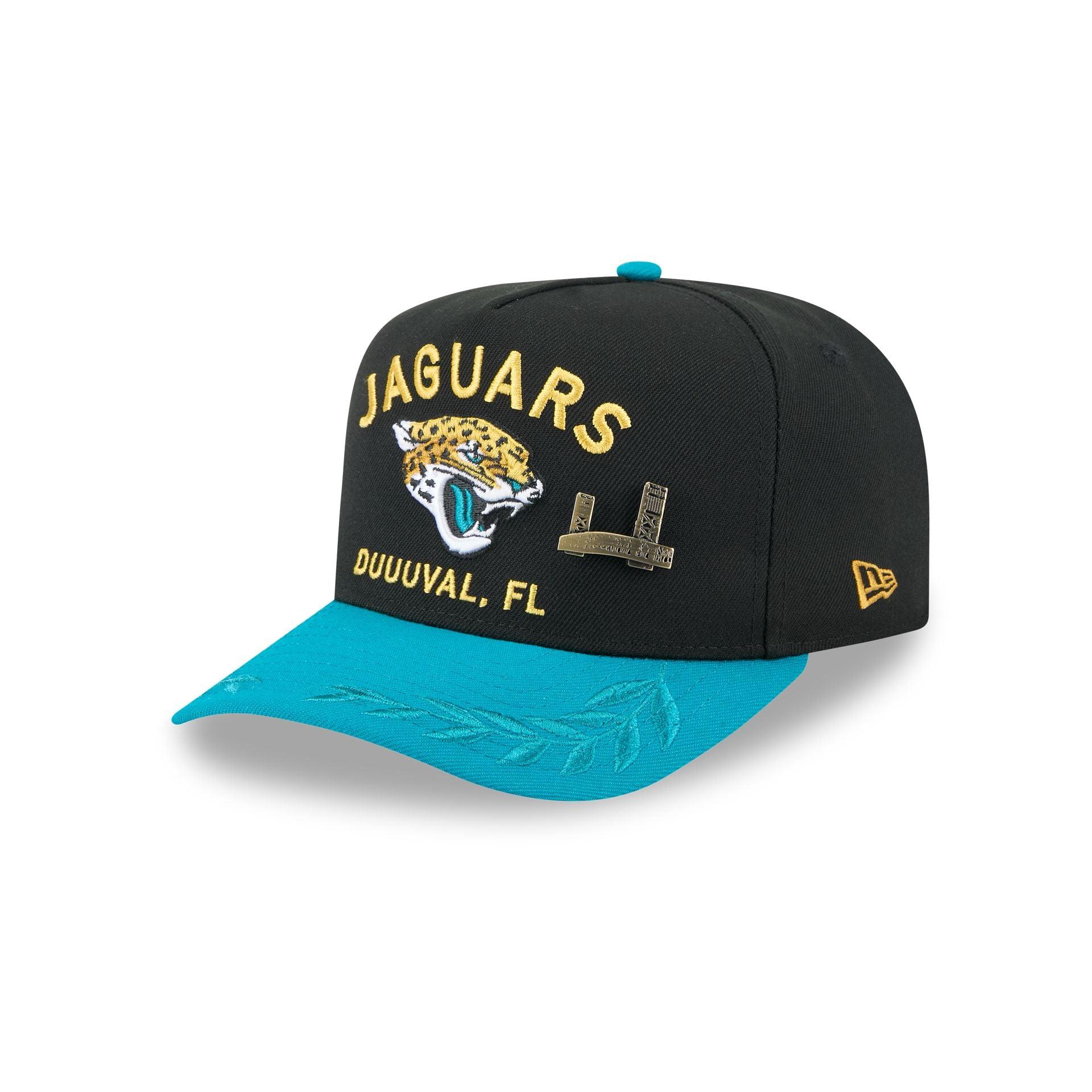 Jacksonville Jaguars 2025 Draft Black 59FIFTY A-Frame Fitted Hat Male Product Image