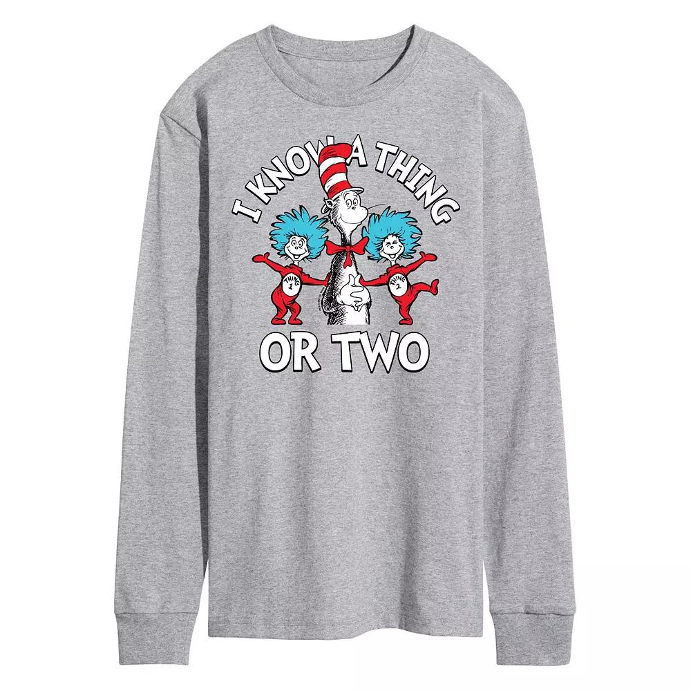 Men's Dr Seuss Know A Thing Or Two Long Sleeve,  Product Image