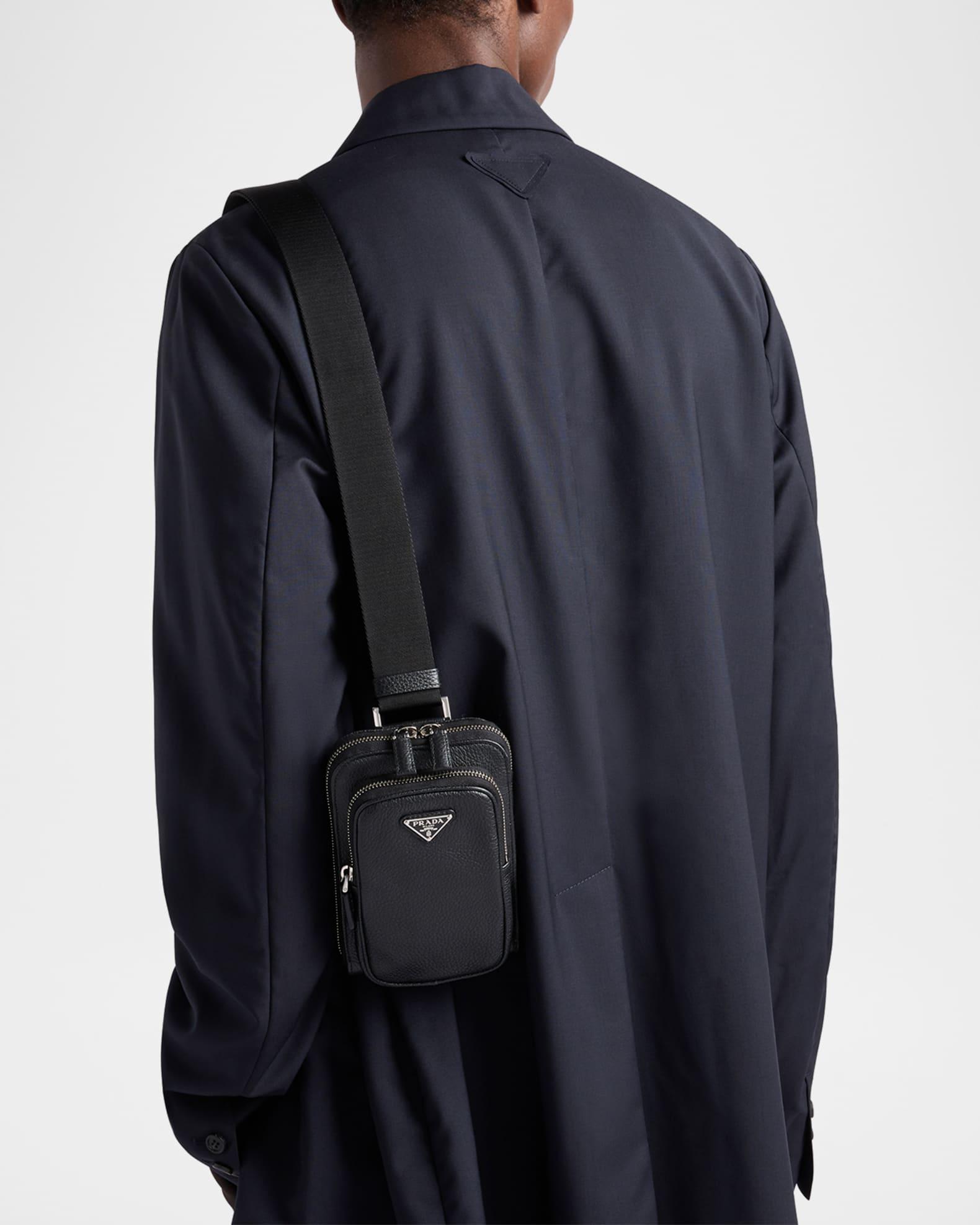 Men's Vitello Daino Sling Bag Product Image