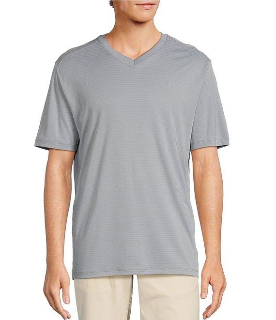 Tommy Bahama Bay Stripe V-Neck Short Sleeve T-Shirt Product Image