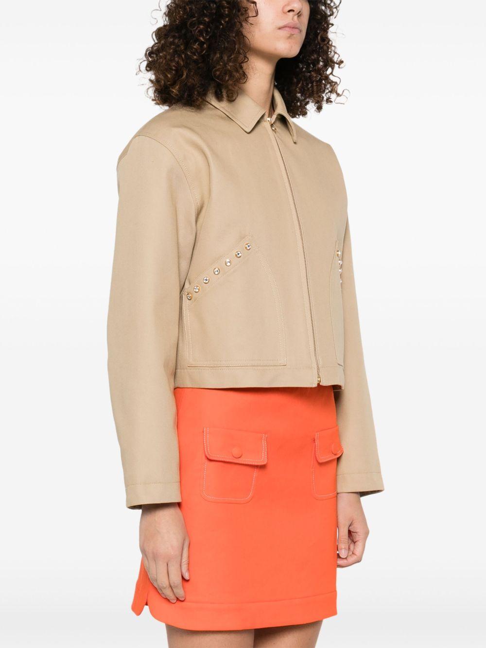 cropped shirt jacket Product Image