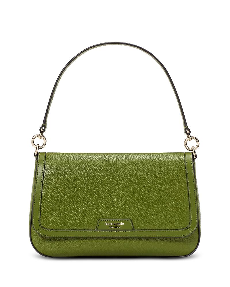 kate spade new york Hudson Pebbled Leather Flap Shoulder Bag Product Image
