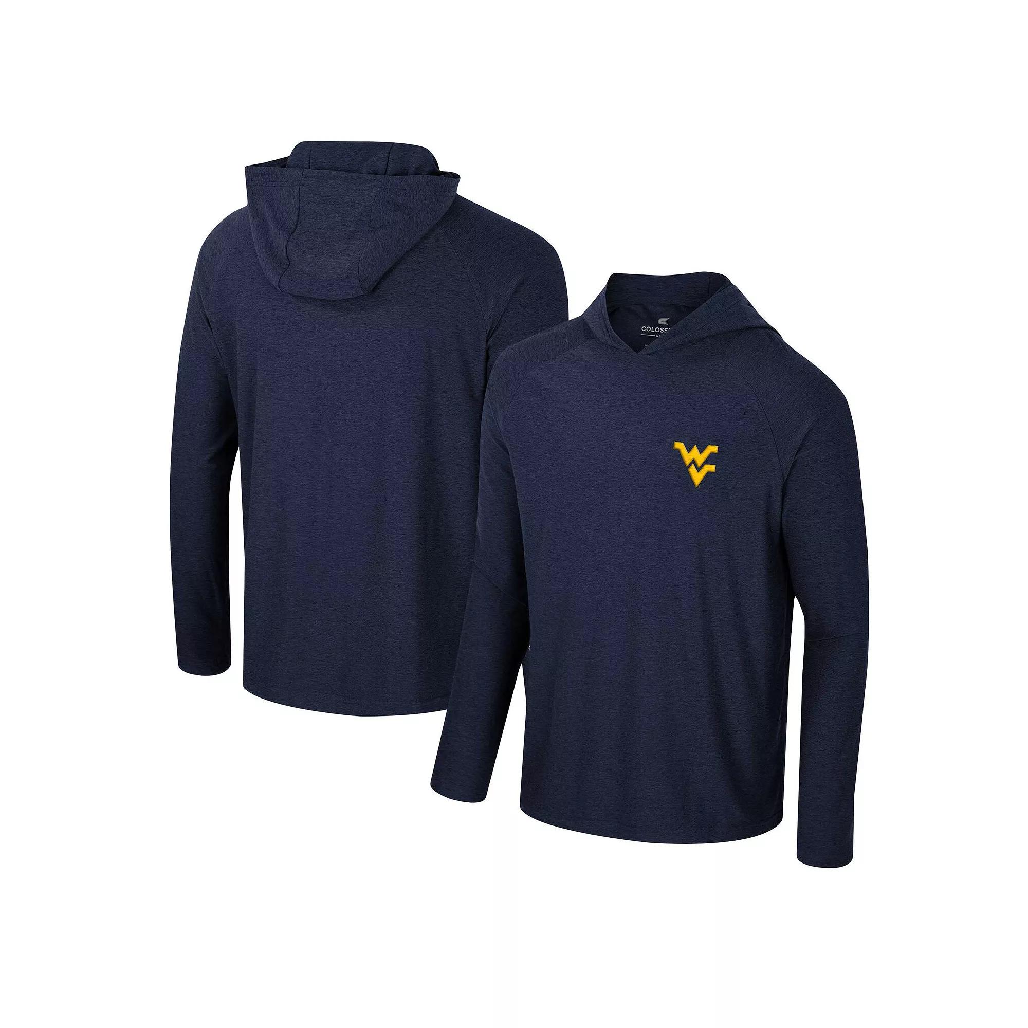 Men's Colosseum Navy Penn State Nittany Lions Cloud Jersey Raglan Long Sleeve Hoodie T-Shirt, Size: Small, Blue Product Image