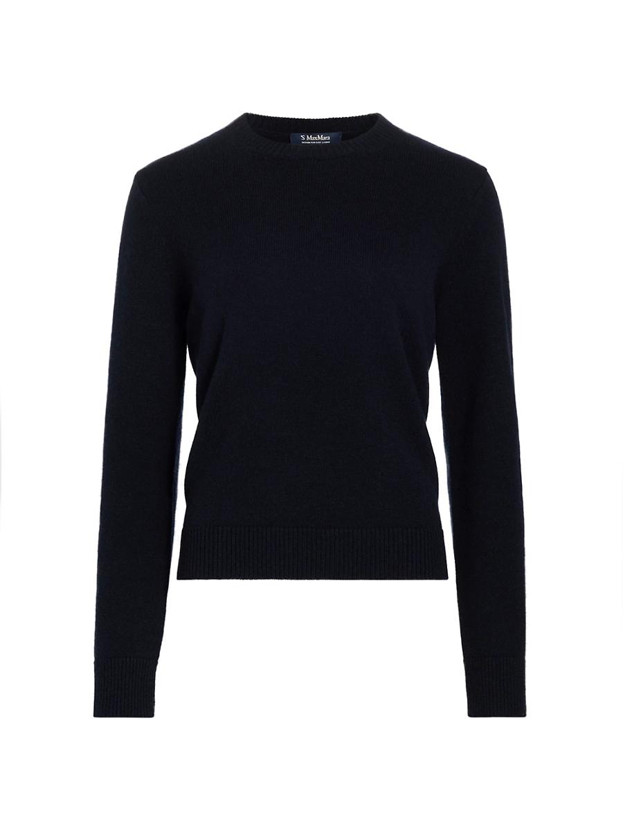 Womens Fedora Wool-Cashmere Crewneck Sweater Product Image