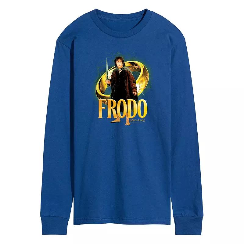 Men's Lord Of The Rings Frodo Baggins Ring Long Sleeve Graphic Tee,  Product Image