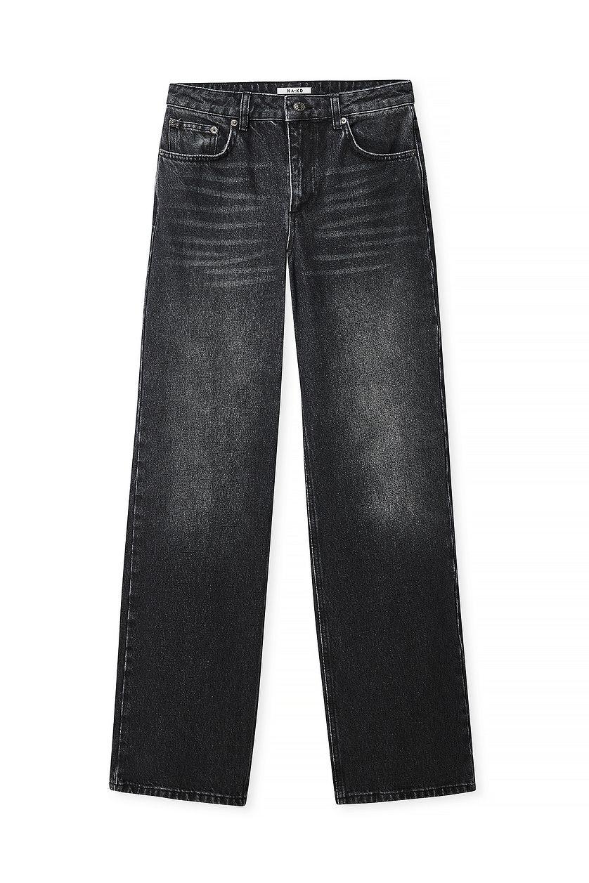 Straight Mid Waist Jeans Product Image