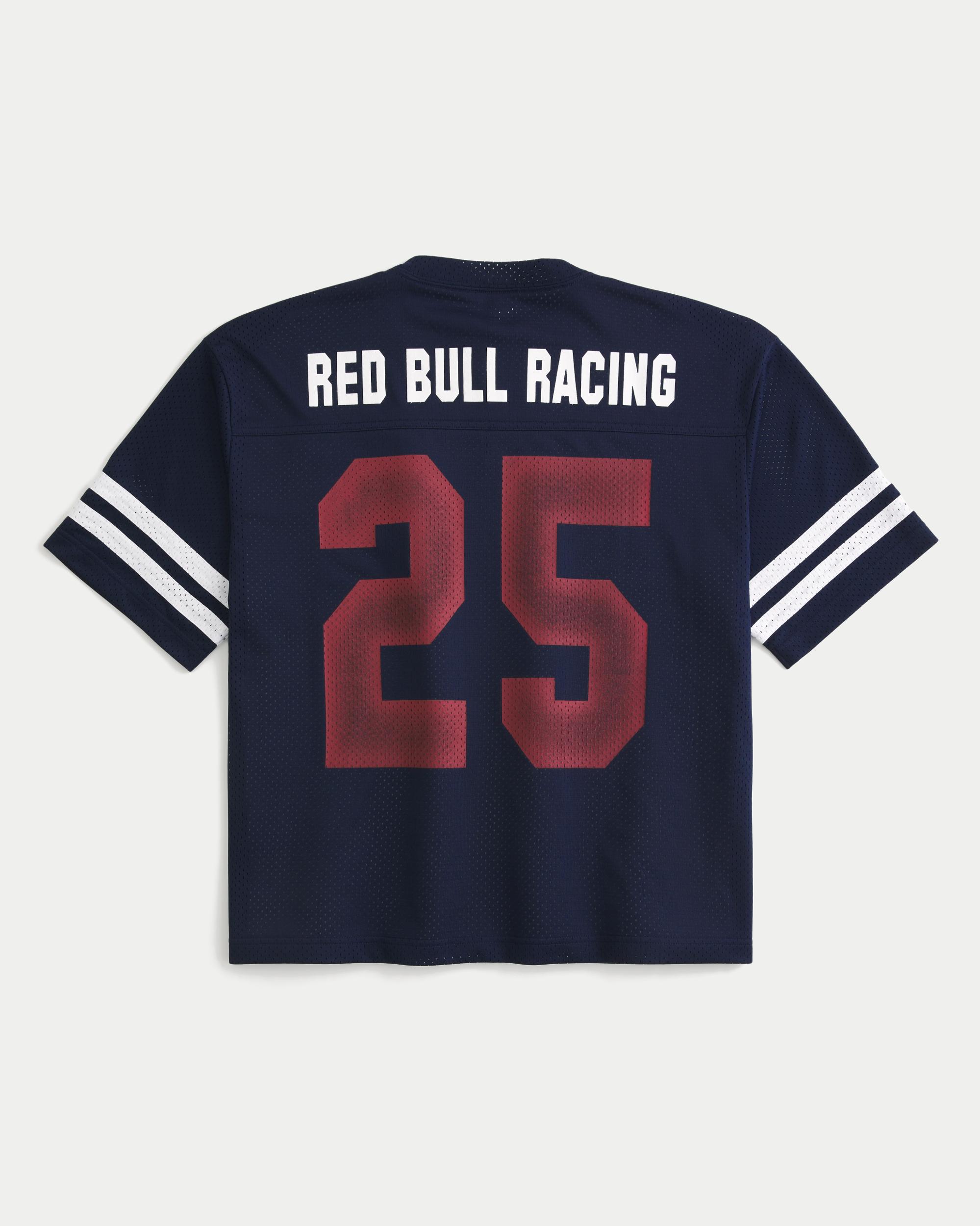 Boxy Crop Oracle Red Bull Racing Graphic Jersey Product Image