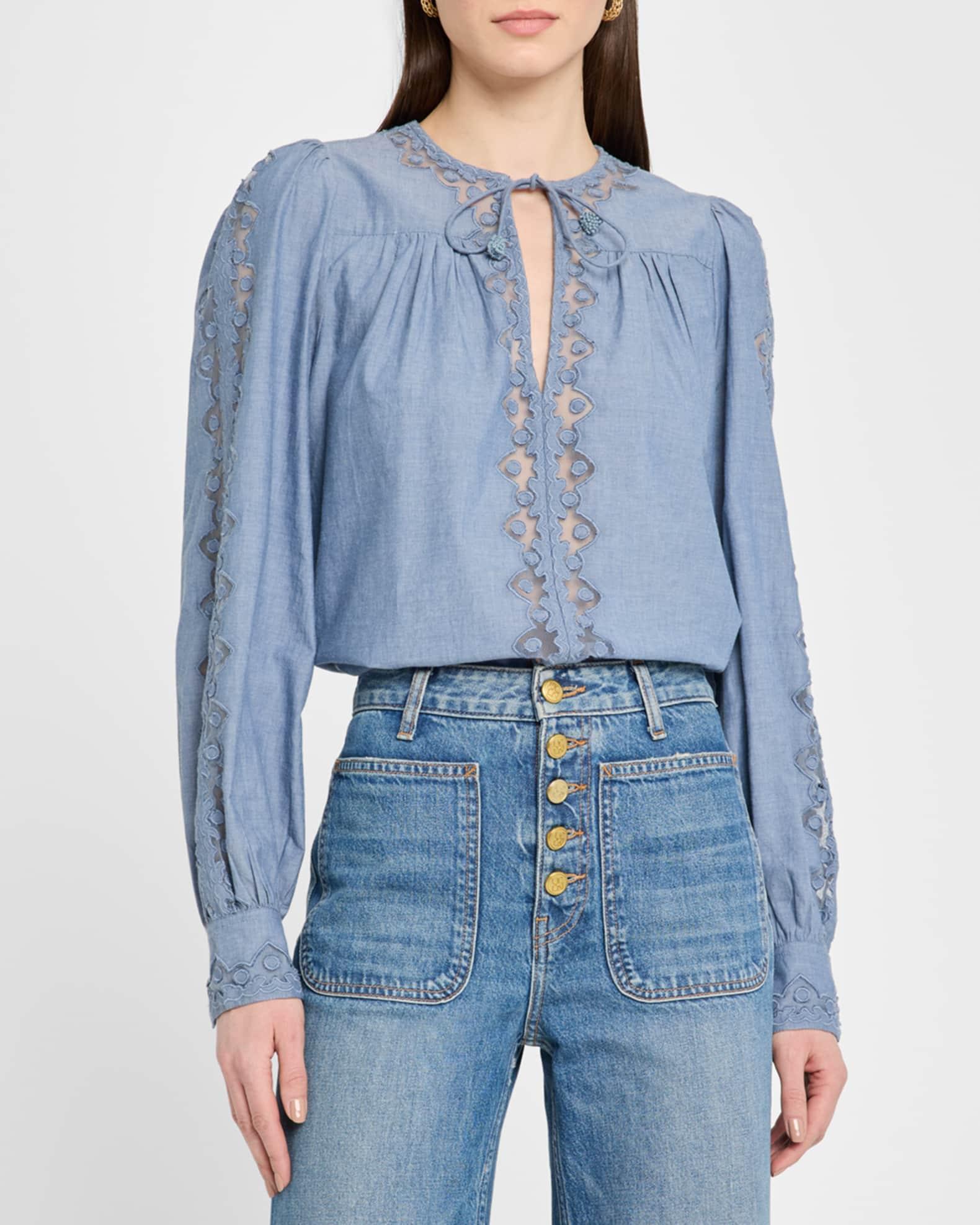 Kady Long-Sleeve Blouse Product Image