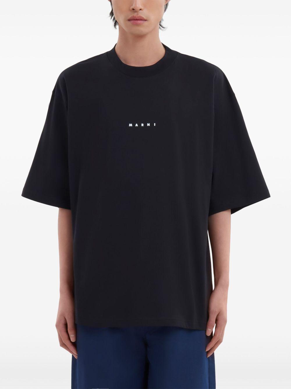 logo-print cotton T-shirt Product Image