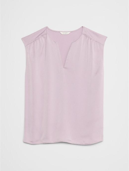 Cap-Sleeve Blouse Product Image