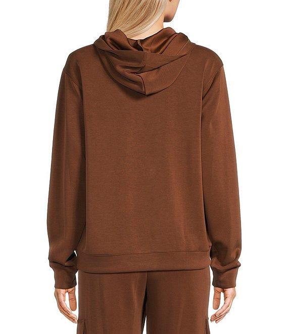 Copper Key Washed Scuba Knit Coordinating Hoodie Product Image