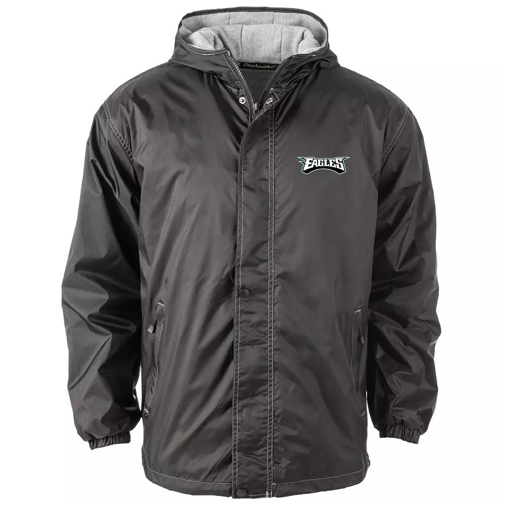 Men's Dunbrooke Black Philadelphia Eagles Logo Legacy Stadium Full-Zip Jacket, Size: 2XL Product Image