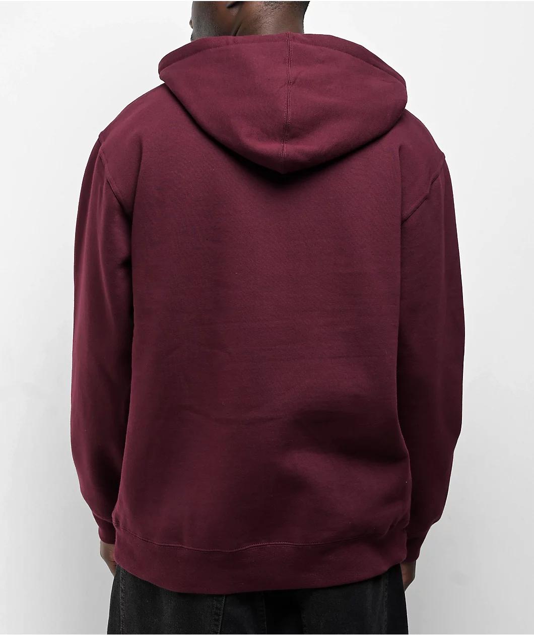Empyre Spike Maroon Hoodie Product Image