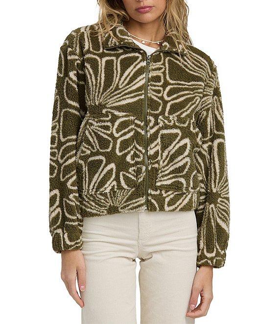 Billabong Long Sleeve First Light Sherpa Center Front Zip Jacket Product Image