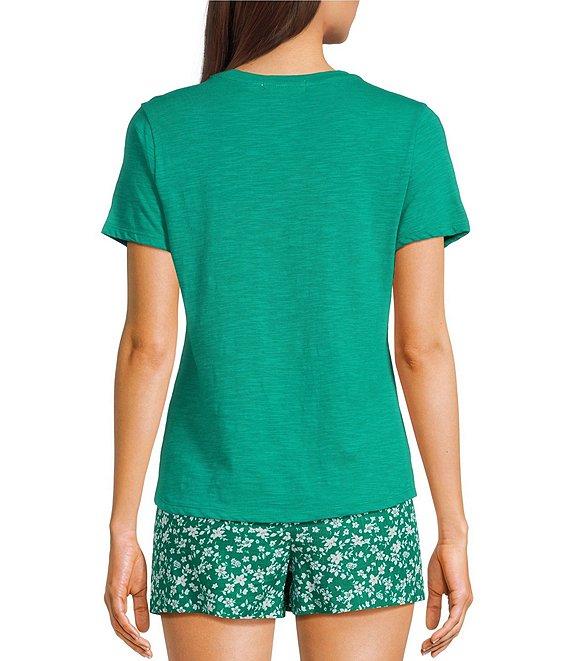 Copper Key Solid Knit Short Sleeve T-Shirt Product Image