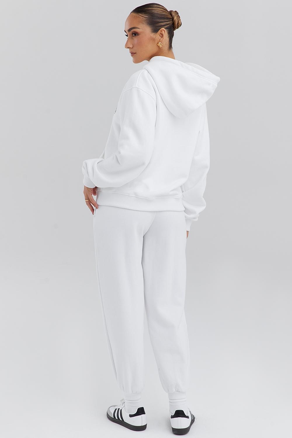 Coast  white fleece back jogging trousers Product Image