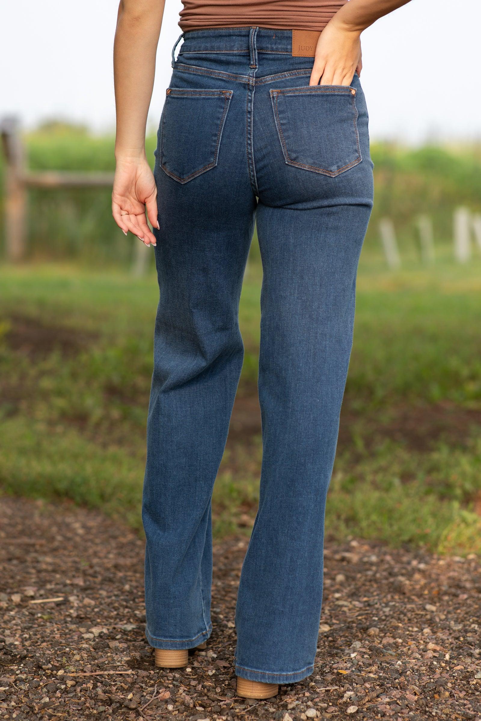 Medium Wash Vintage Wide Leg Jean Product Image