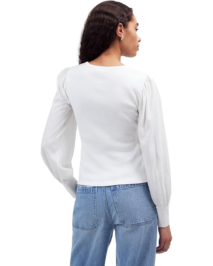 Modal Rib Long Sleeve Crew Neck Product Image