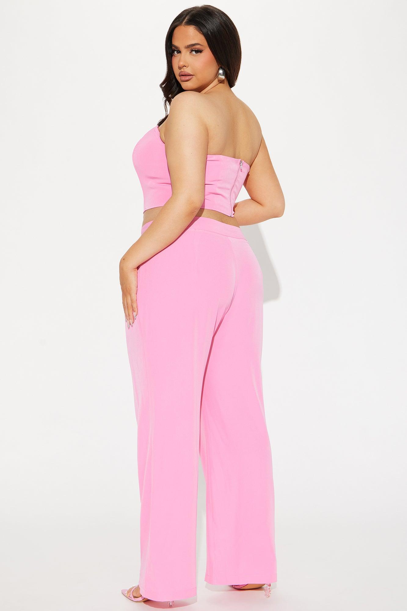 In Power Pant Set - Pink Product Image