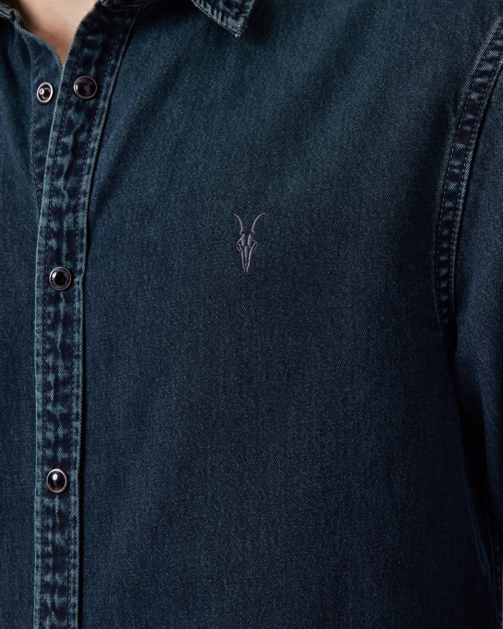 Gleason Ramskull Denim Shirt Product Image