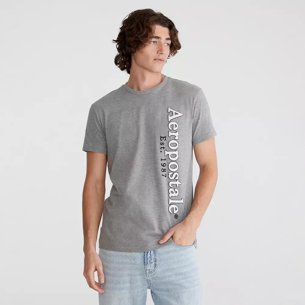 Men's Aeropostale Graphic Tee, Size: XS, Grey Grey Product Image