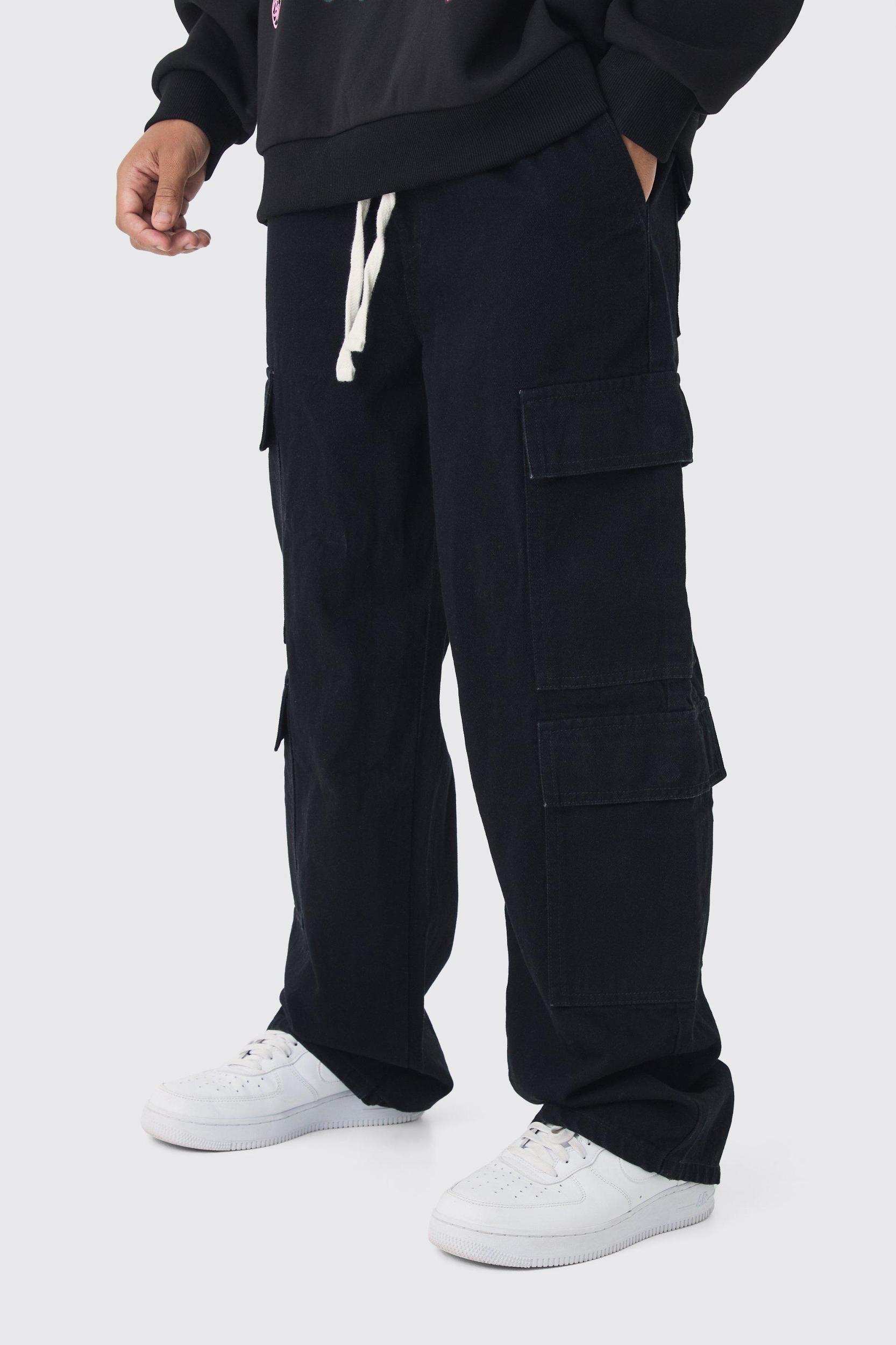 Elasticated Baggy Fit Multi Cargo Pants | boohooMAN USA Product Image