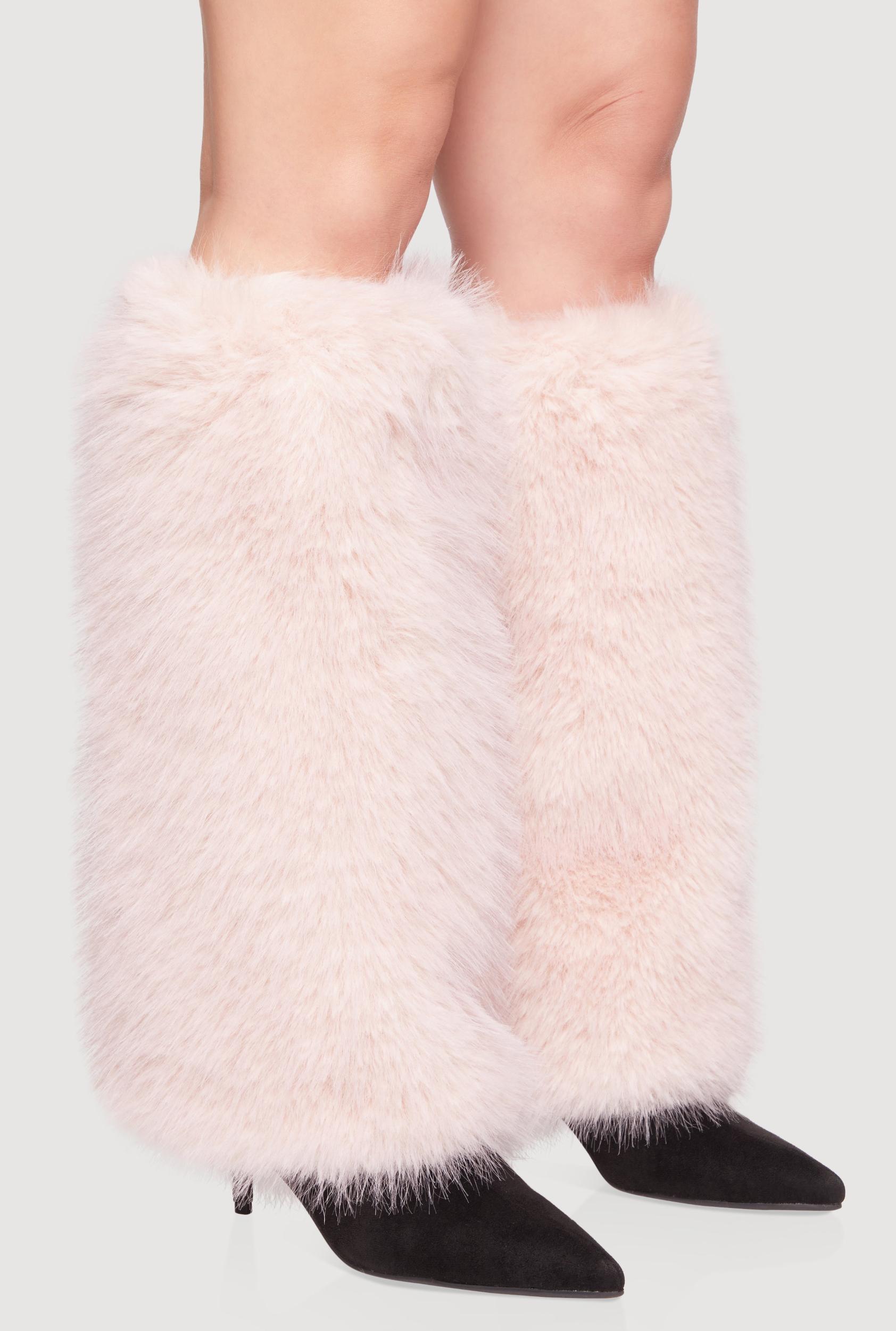 Faux Fur Boot Sleeves Female Product Image