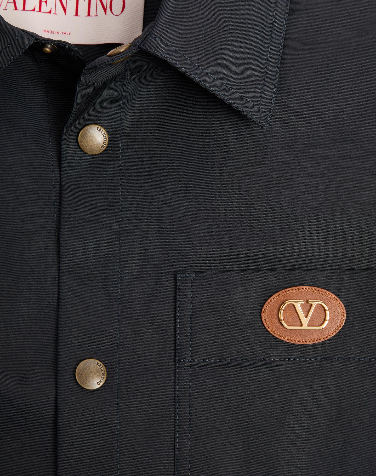 Nylon Shirt Jacket With Patch VLogo Product Image
