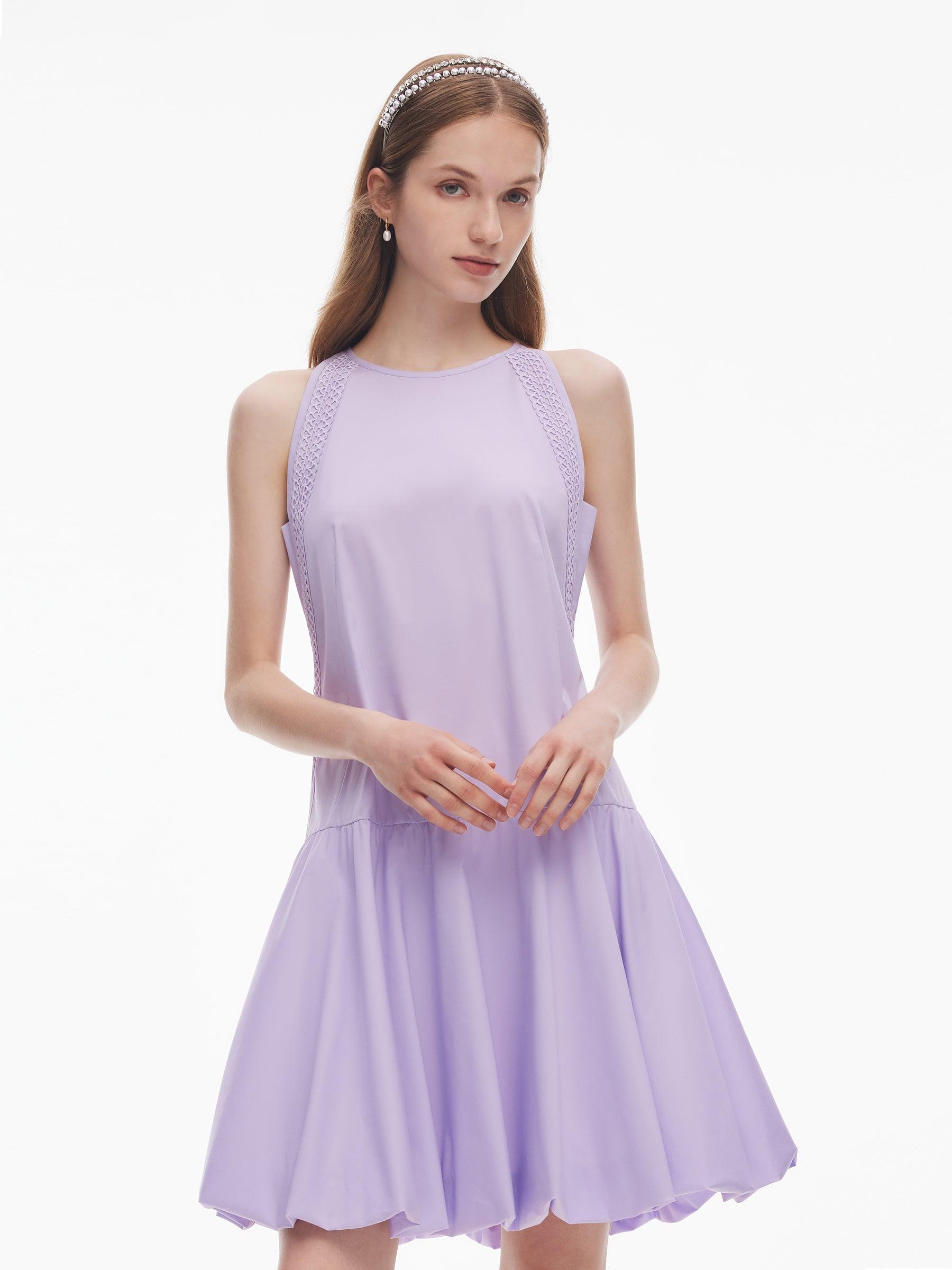 A-Line Flared Hem Women Mini Vest Dress Product Image