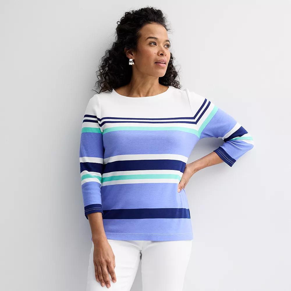 Womens Croft & Barrow Boatneck Top Product Image