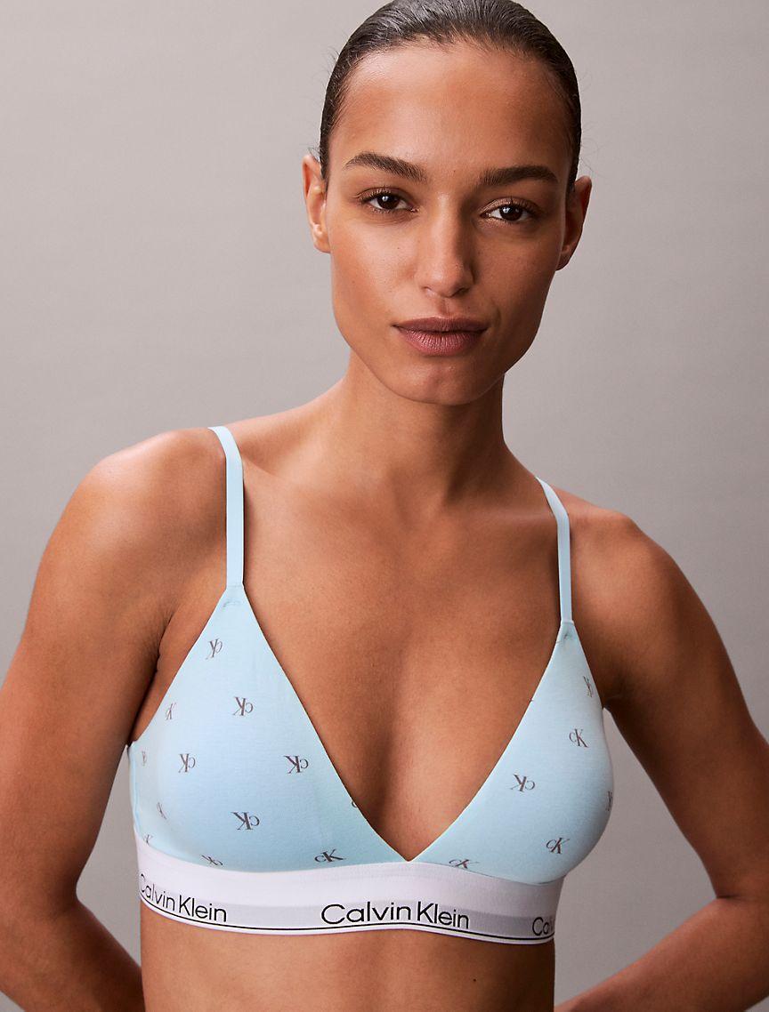 Icon Cotton Modal Lightly Lined Triangle Bralette Product Image
