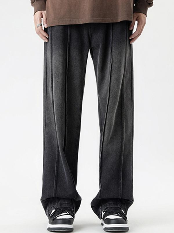 Men's Hip Pop Ombre Wide Leg Pants Product Image