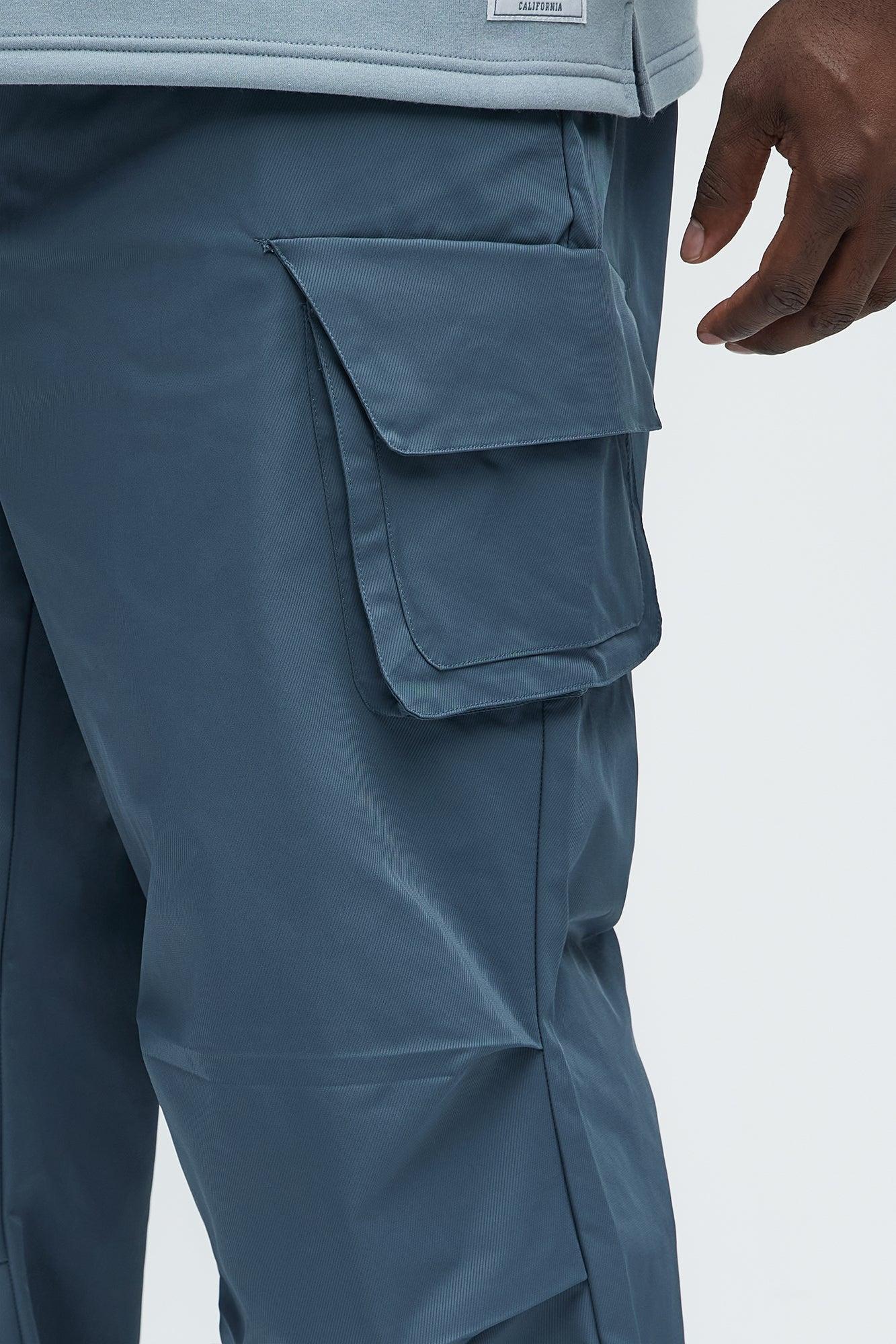 Baggy Belden Cargo Pants - Slate Grey Product Image